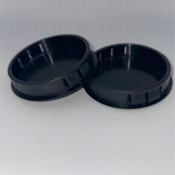 Fits 2" Hole - 2 3/16" Diameter - up to 1/8" Panel Thickness - Nylon Caps Locking Panel Plugs