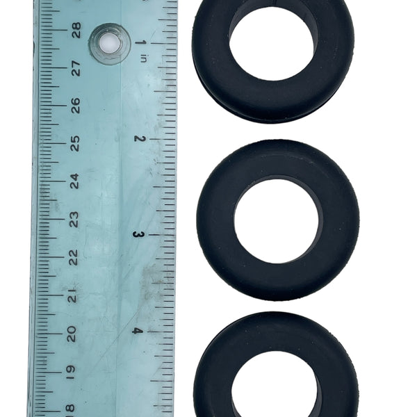 Fits 1 1/4" Hole - 3/16" Panel Thickness - 7/8" Center Hole - Rubber Grommet