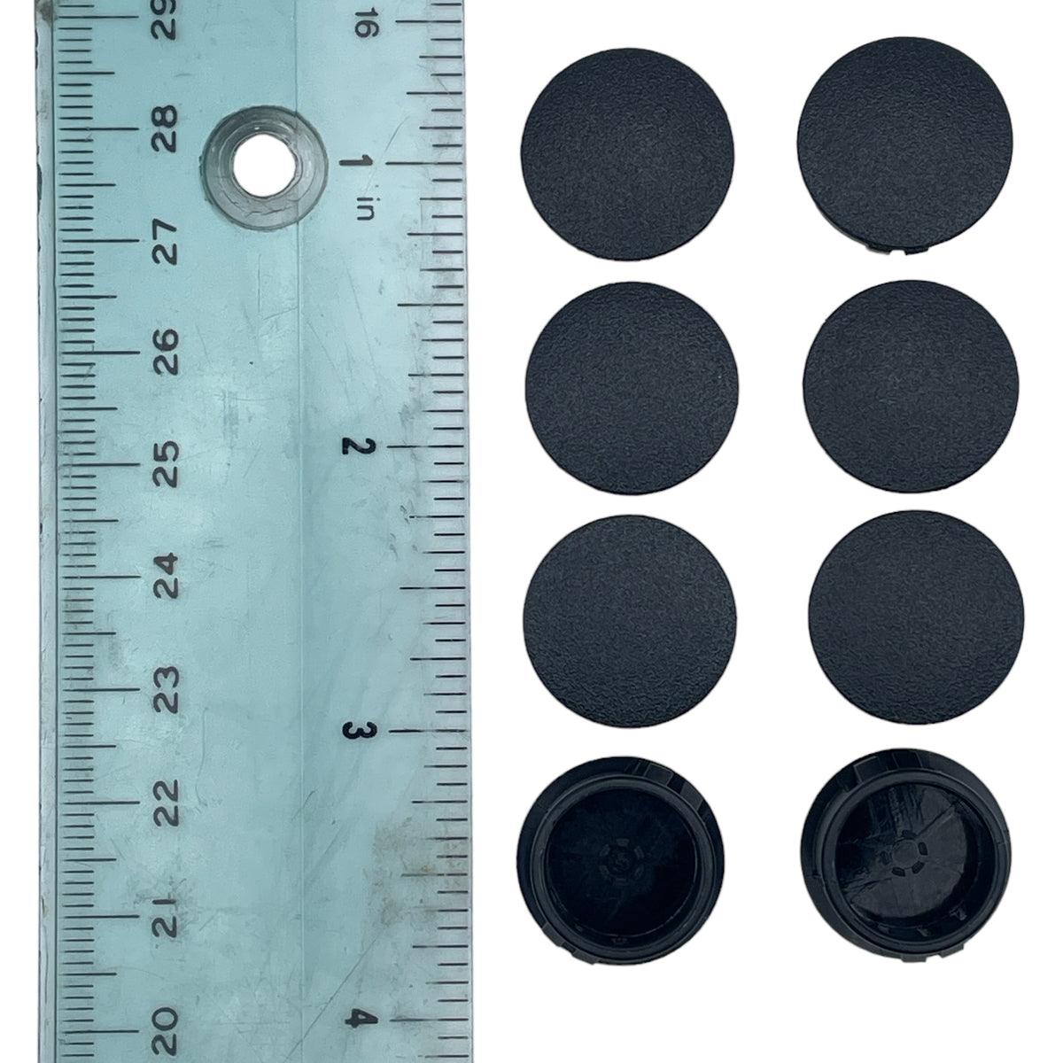 Fits 5/8" Hole - 3/4" Diameter - up to 1/8" Panel Thickness - Nylon Caps Locking Panel Plugs