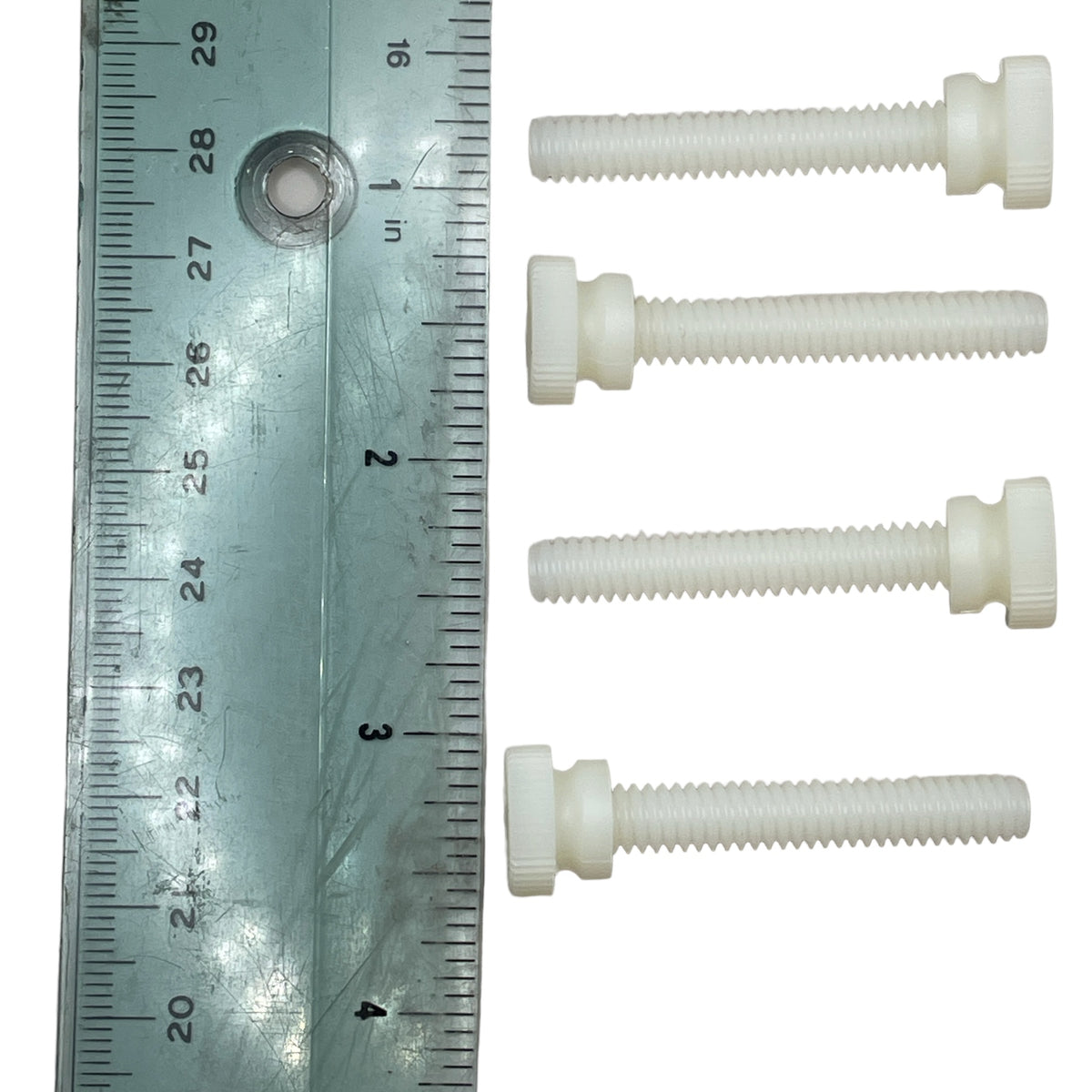 1/4" - 20 Thread Size - 1 1/2" Length - Raised-Head Thumb Screws