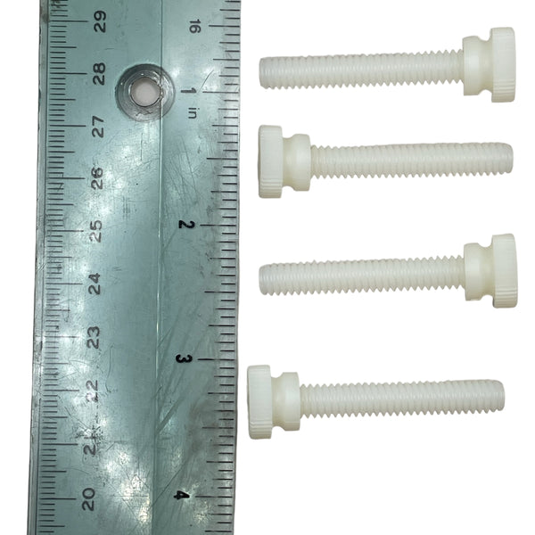 1/4" - 20 Thread Size - 1 1/2" Length - Raised-Head Thumb Screws