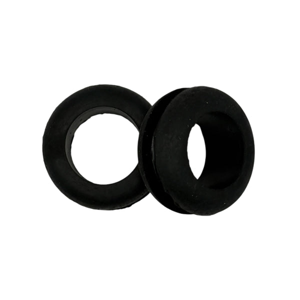 Fits 1" Hole - 3/16" Panel Thickness - 3/4" Center Hole - Rubber Grommet