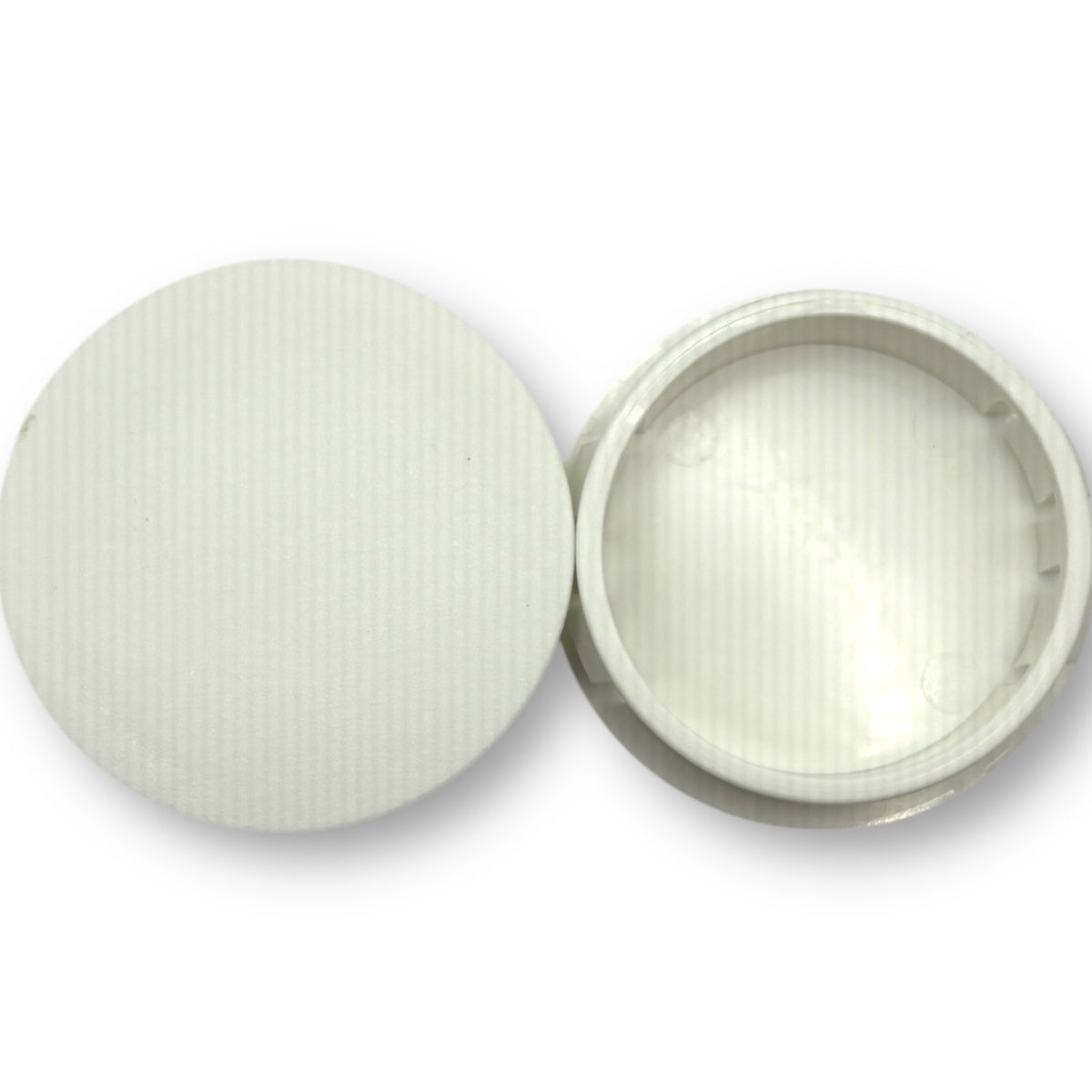 Fits 2 1/2" Hole - 2 13/16" Diameter - up to 1/4" Panel Thickness - Nylon Caps Locking Panel Plugs