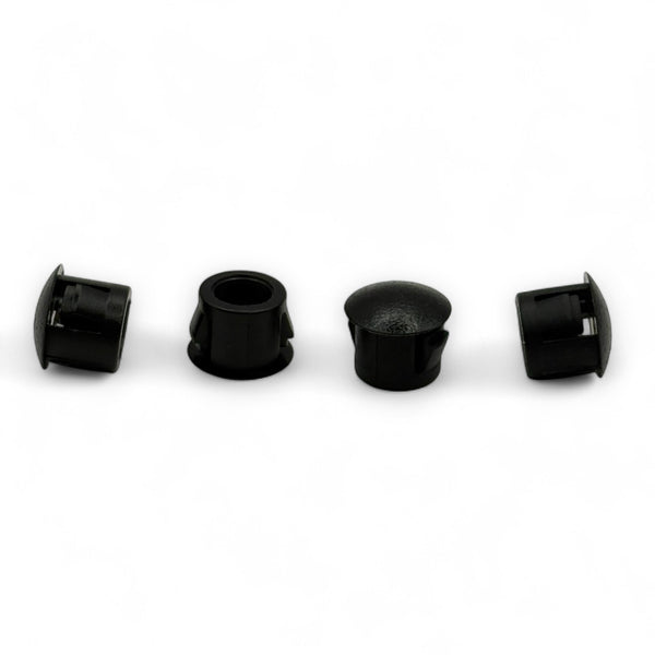 Fits 5/16" Hole - 5/16" Diameter - 5/16" Height -up to 1/16" Panel Thickness - Nylon Caps Locking Panel Plugs