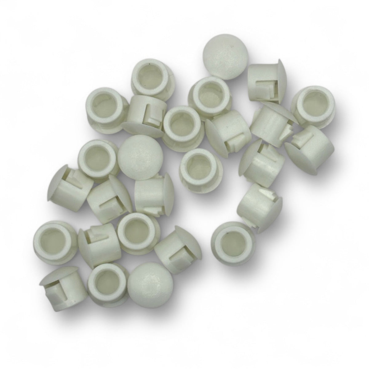 Fits 5/16" Hole - 5/16" Diameter - 5/16" Height -up to 1/16" Panel Thickness - Nylon Caps Locking Panel Plugs