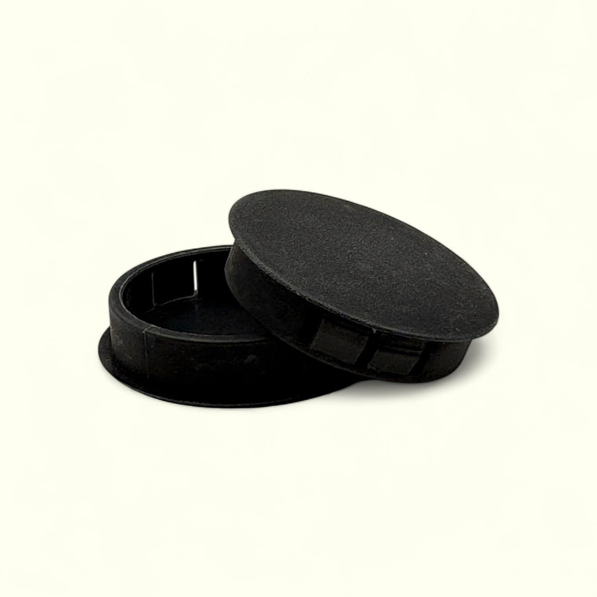 Fits 1 3/4" Hole - 1 15/16" Diameter - up to 1/8" Panel Thickness - Nylon Caps Locking Panel Plugs