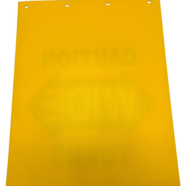 Caution Wide Turn Linear Low-Density Polyethylene Truck/Semi Mud Flaps Super Durable 24" x 30" x 1/4"