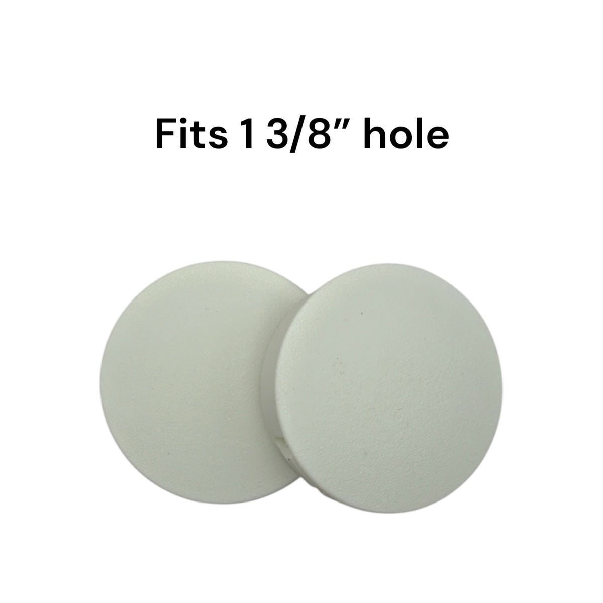 Fits 1 3/8" Hole - 1 1/2" Diameter - up to 1/8" Panel Thickness - Nylon Caps Locking Panel Plugs