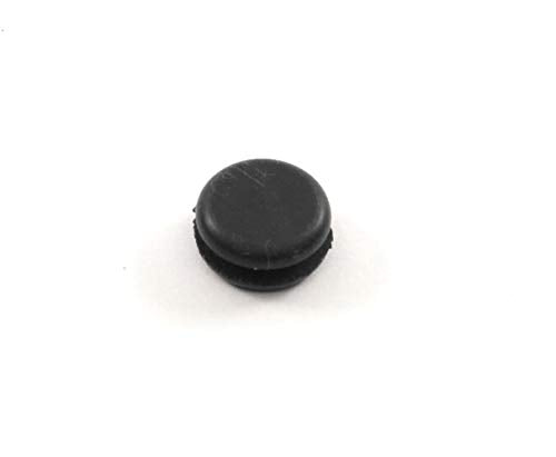 Fits 1/4" Hole - 3/8" Diameter - 3/16" Height - 1/16" Panel Thickness - Push-in Panel Plug Grommet Without a Hole Rubber Plug