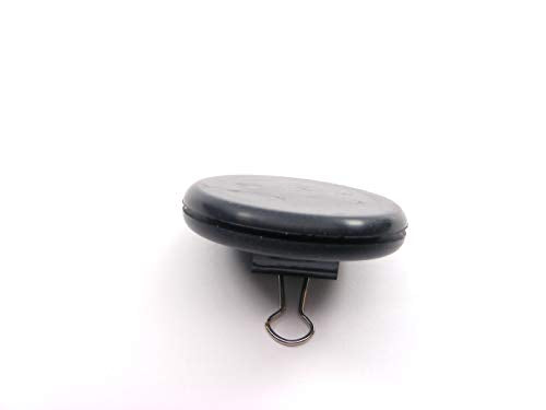 Fits 1 1/2" Hole - 1 7/8" Diameter - 3/8" Height - 1/16" Panel Thickness - Push-in Panel Plug Grommet Without a Hole Rubber Plug