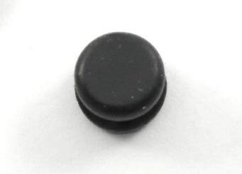 Fits 1/8" Hole - 1/4" Diameter - 3/16" Height - 1/16" Panel Thickness - Push-in Panel Plug Grommet Without a Hole Rubber Plug