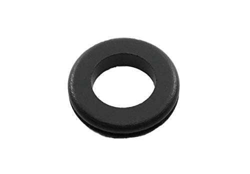 Fits 1 3/8" Hole - 3/32" Panel Thickness - 1" Center Hole - Rubber Grommet