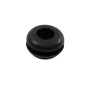 Fits 5/16" Hole - 1/16" Panel Thickness - 3/16" Center Hole - 13/32" Outer Diameter - Overall Height 7/32" - Rubber Grommet