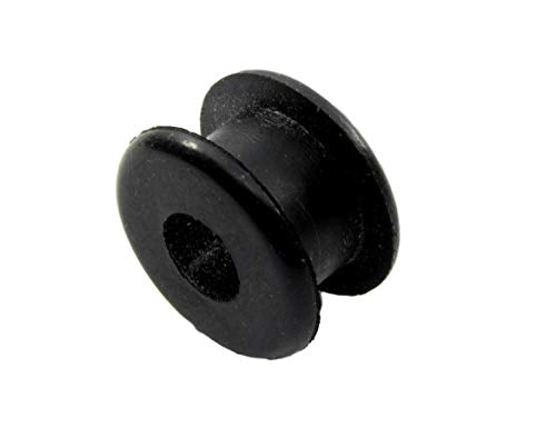 Fits 7/16" Hole - 1/4" Panel Thickness - 1/4" Center Hole - Rubber Grommet