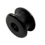 Fits 7/16" Hole - 1/4" Panel Thickness - 1/4" Center Hole - Rubber Grommet