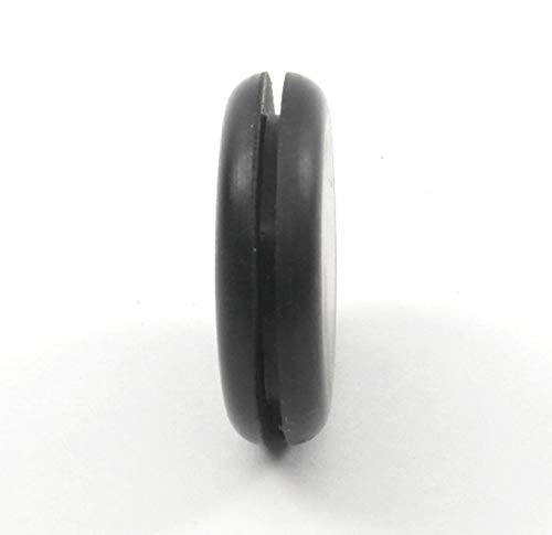 Fits 7/8" Hole - 1 1/8" Diameter - 5/16" Height - 1/16" Panel Thickness - Push-in Panel Plug Grommet Without a Hole Rubber Plug