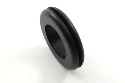 Fits 1 3/8" Hole - 3/32" Panel Thickness - 1" Center Hole - Rubber Grommet