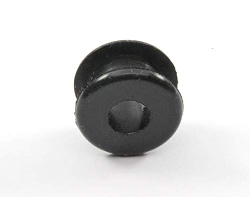 Fits 7/16" Hole - 1/4" Panel Thickness - 1/4" Center Hole - Rubber Grommet