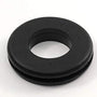 Fits 1 1/8" Hole - 3/32" Panel Thickness - 3/4" Center Hole - Rubber Grommet