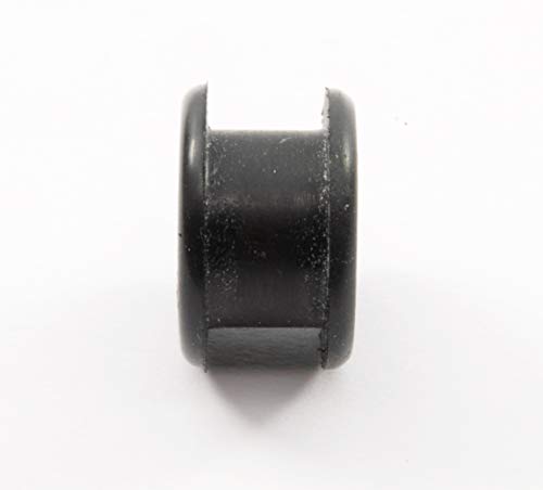 Fits 7/16" Hole - 1/4" Panel Thickness - 1/4" Center Hole - Rubber Grommet