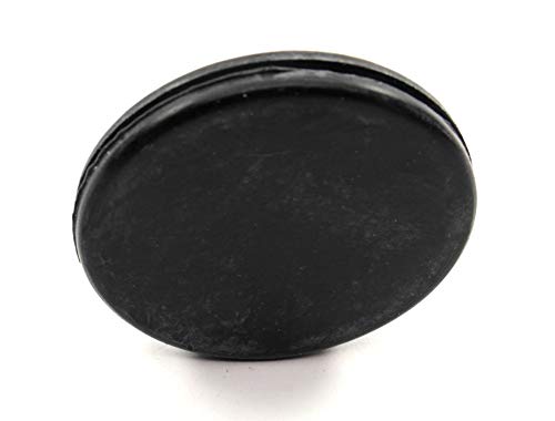 Fits 1 1/4" Hole - 1 5/8" Diameter - 1/4" Height - 1/16" Panel Thickness - Push-in Panel Plug Grommet Without a Hole Rubber Plug