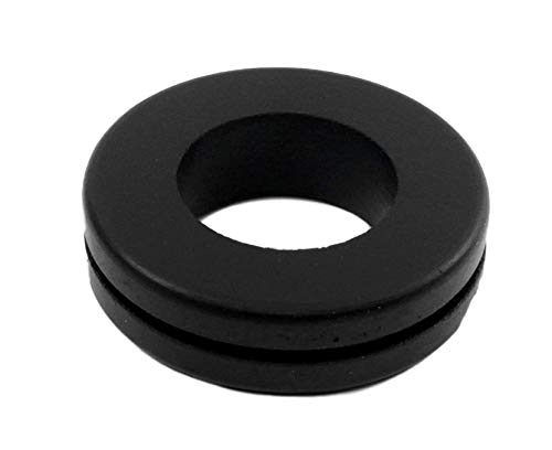 Fits 1 1/4" Hole - 1/16" Panel Thickness - 7/8" Center Hole - Rubber Grommet