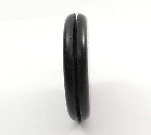 Fits 1 3/4" Hole - 2 1/8" Diameter - 7/16" Height - 1/16" Panel Thickness - Push-in Panel Plug Grommet Without a Hole Rubber Plug