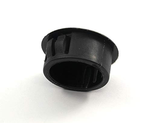 Fits 7/8" Hole - 1 1/8" Diameter - up to 1/8" Panel Thickness - Nylon Caps Locking Panel Plugs