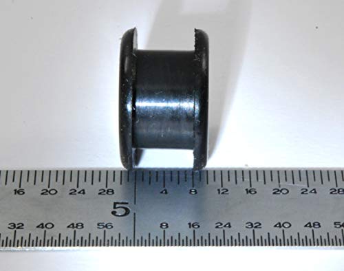 Fits 7/16" Hole - 1/4" Panel Thickness - 1/4" Center Hole - Rubber Grommet