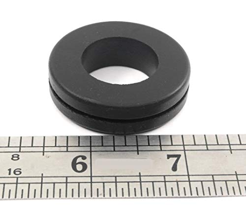 Fits 1 1/4" Hole - 1/16" Panel Thickness - 7/8" Center Hole - Rubber Grommet