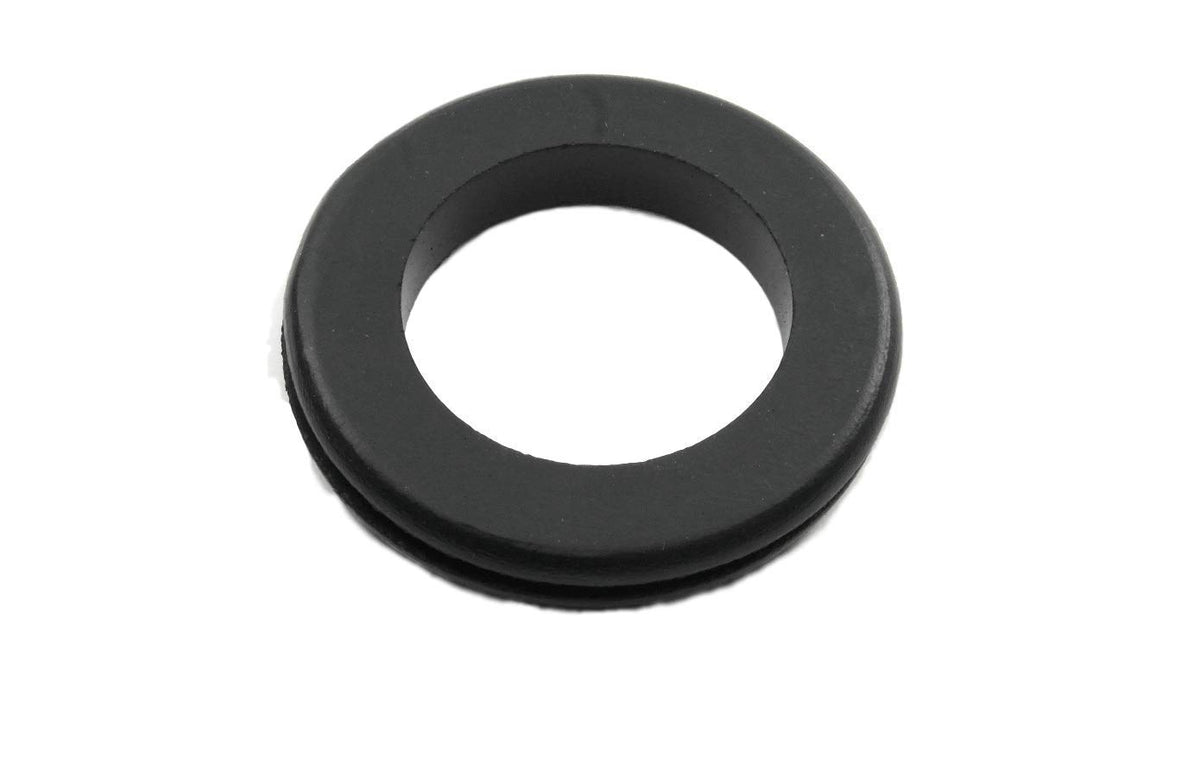 Fits 2" Hole - 3/32" Panel Thickness - 1 1/2" Center Hole - Rubber Grommet