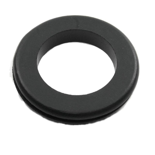 Fits 2" Hole - 3/32" Panel Thickness - 1 1/2" Center Hole - Rubber Grommet