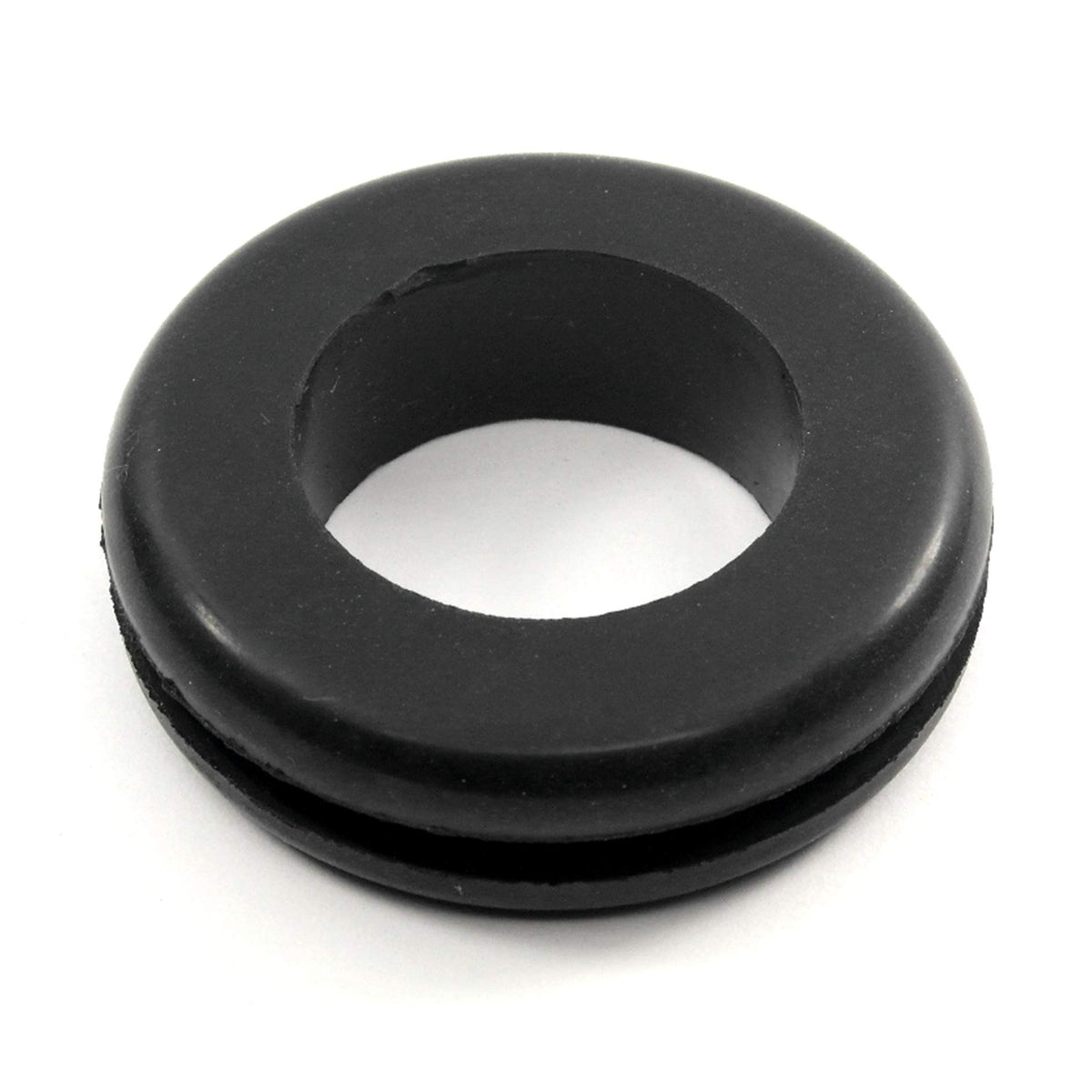 Fits 1 3/8" Hole - 1/8" Panel Thickness - 1" Center Hole - Rubber Grommet