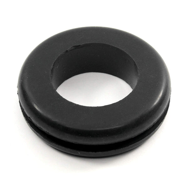 Fits 1 3/8" Hole - 1/8" Panel Thickness - 1" Center Hole - Rubber Grommet