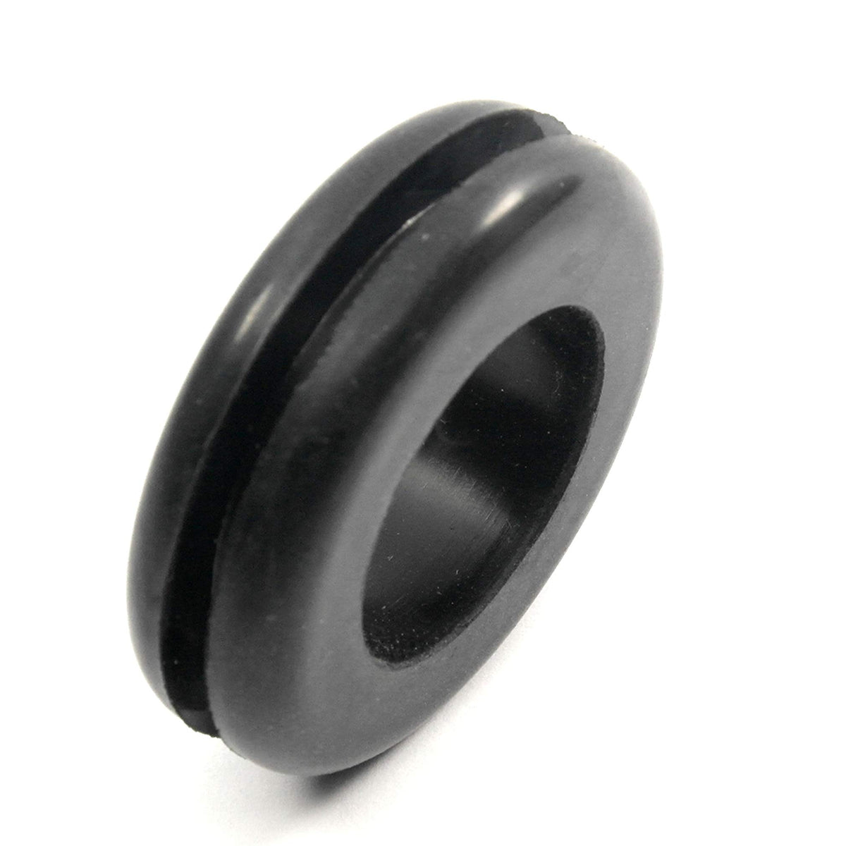 Fits 1 3/8" Hole - 1/8" Panel Thickness - 1" Center Hole - Rubber Grommet