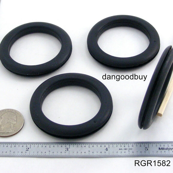 Fits 2" Hole - 1/16" Panel Thickness - 1 5/8" Center Hole - Rubber Grommet