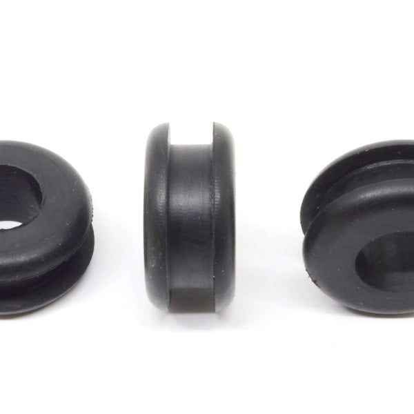 Fits 13/16" Hole - 1/4" Panel Thickness - 1/2" Center Hole - Rubber Grommet