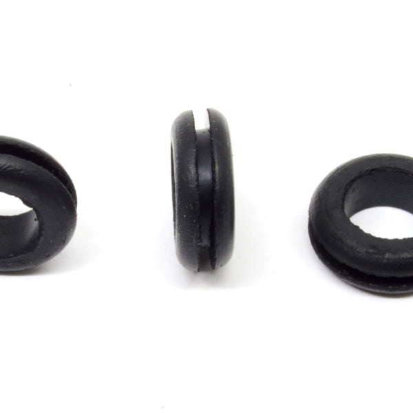 Fits 1/2" Hole - 1/16" Panel Thickness - 13/32" Center Hole - Rubber Grommet