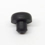 Fits 1/4" Hole - 1/2" Diameter - 1/4" Stem Height - 7/32" Bumper Height - Rounded Push-in Rubber Bumper