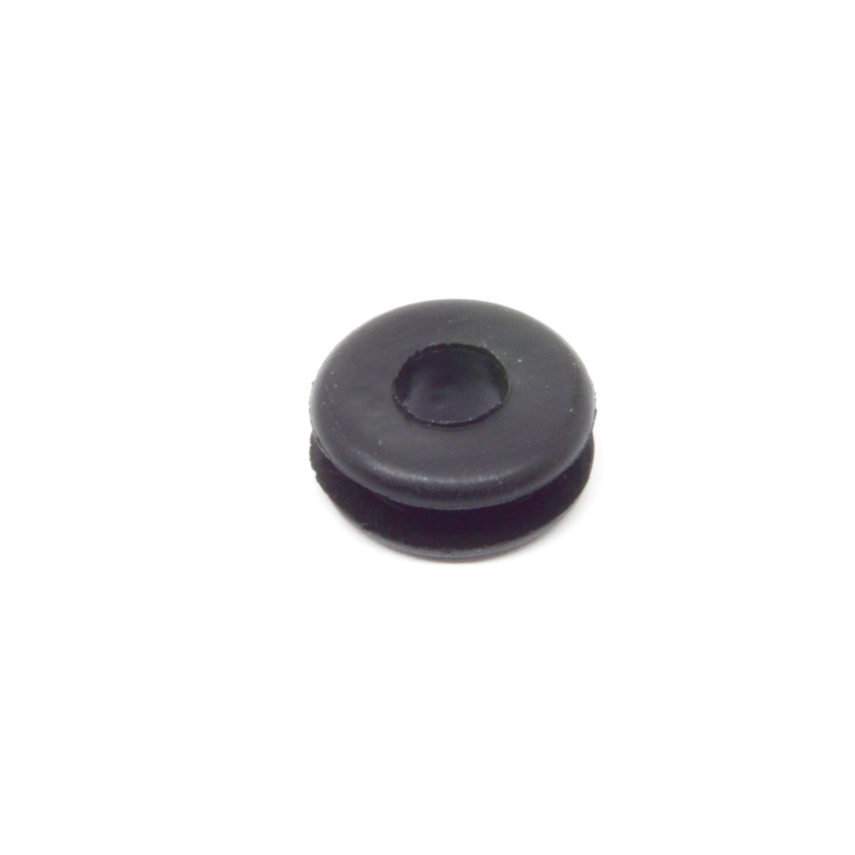 Fits 7/16" Hole - 1/8" Panel Thickness - 1/4" Center Hole - Rubber Grommet