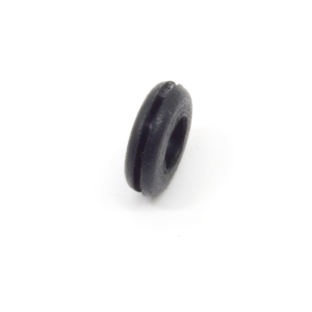 Fits 11/32" Hole - 1/16" Panel Thickness - 1/4" Center Hole - Rubber Grommet