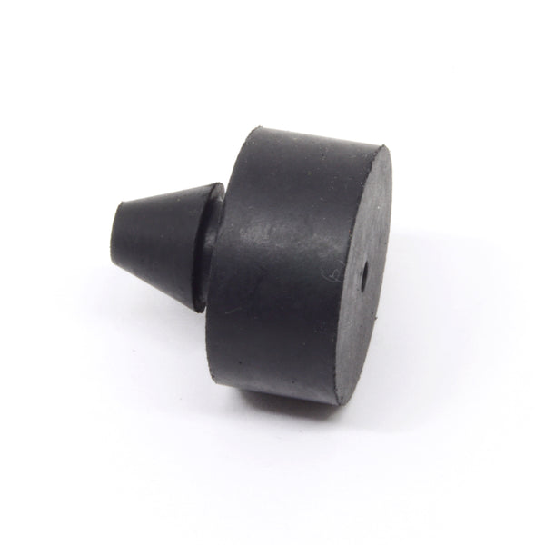 Fits 3/8" Hole - 1/2" Diameter - 1/2" Height - 1/8" Panel Thickness - Push-in Rubber Grommet Bumper