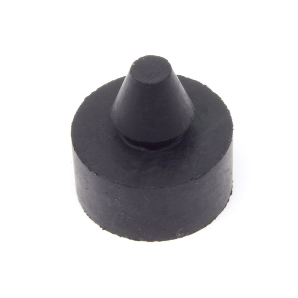 Fits 3/8" Hole - 1/2" Diameter - 1/2" Height - 1/8" Panel Thickness - Push-in Rubber Grommet Bumper