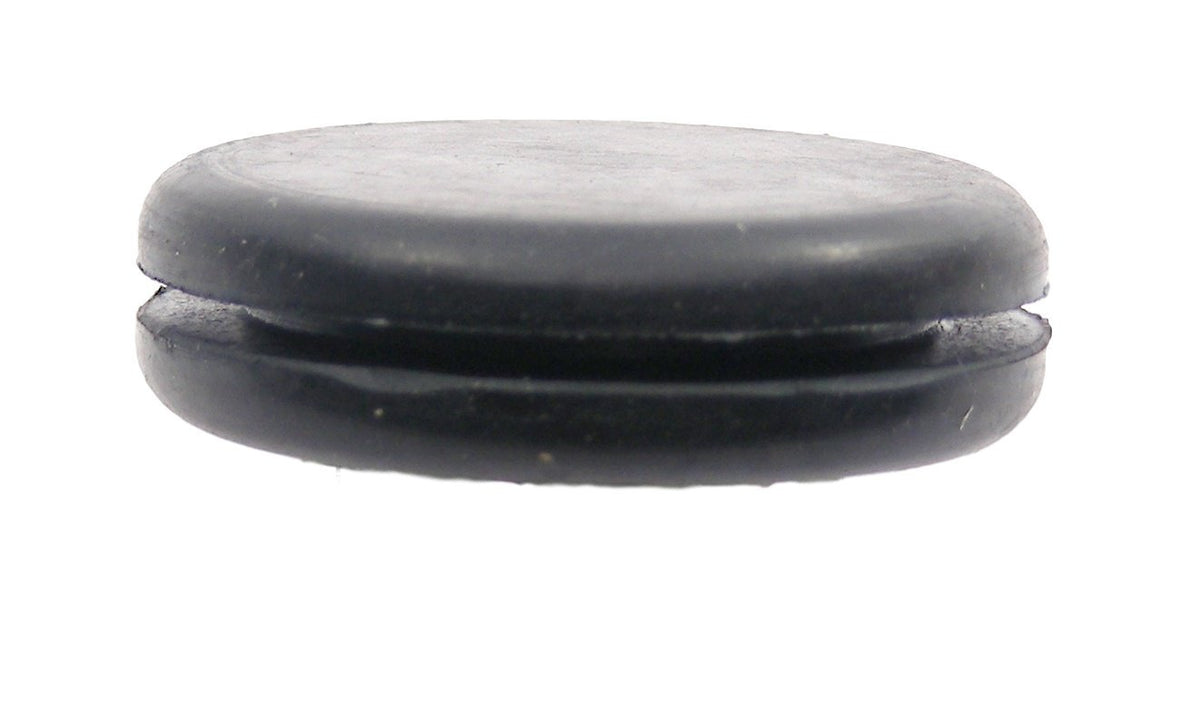 Fits 1" Hole - 1 5/16" Diameter - 3/8" Height - 1/16" Panel Thickness - Push-in Panel Plug Grommet Without a Hole Rubber Plug