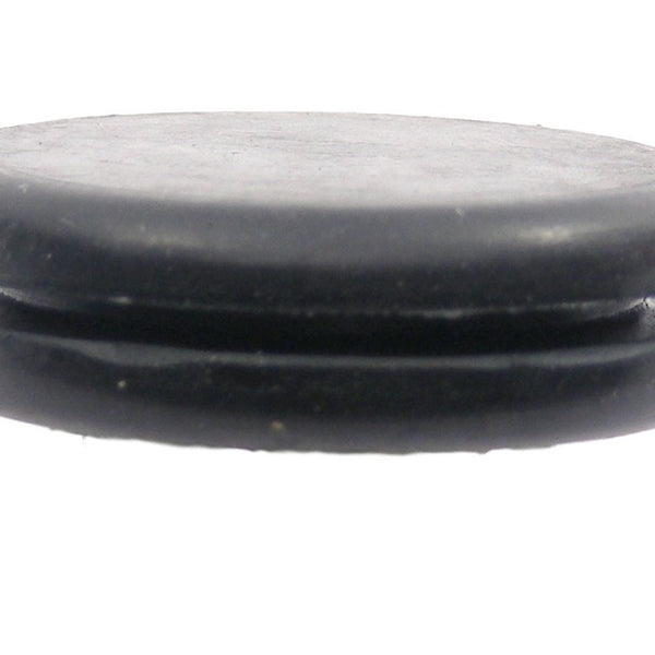 Fits 1" Hole - 1 5/16" Diameter - 3/8" Height - 1/16" Panel Thickness - Push-in Panel Plug Grommet Without a Hole Rubber Plug