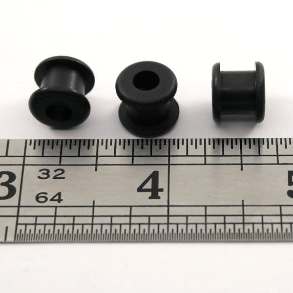 Fits 5/16" Hole - 1/4" Panel Thickness - 3/16" Center Hole - Rubber Grommet