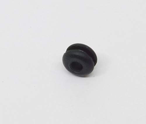 Fits 1/4" Hole - 1/16" Panel Thickness - 1/8" Center Hole - Rubber Grommet