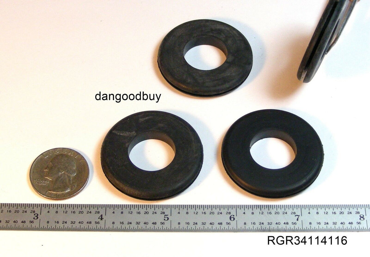 Fits 1 1/4" Hole - 1/16" Panel Thickness - 3/4" Center Hole - Rubber Grommet