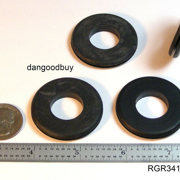 Fits 1 1/4" Hole - 1/16" Panel Thickness - 3/4" Center Hole - Rubber Grommet