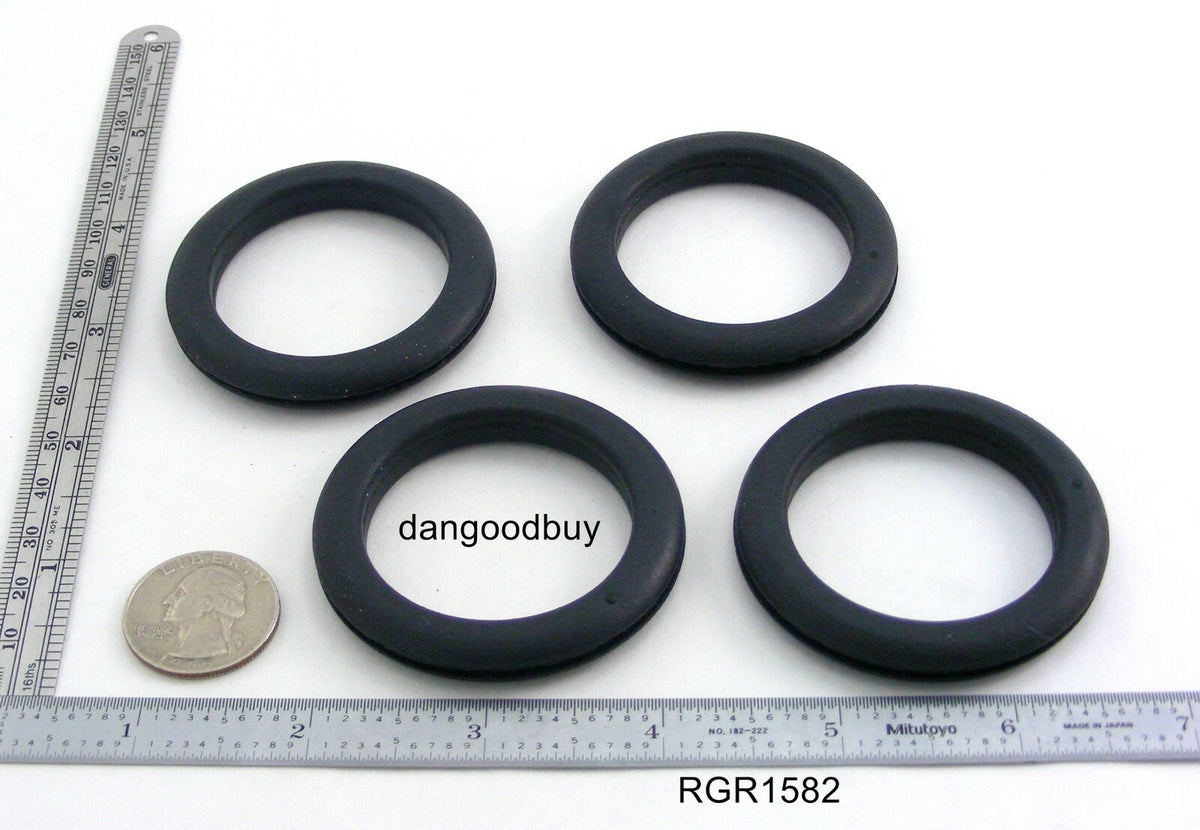 Fits 2" Hole - 1/16" Panel Thickness - 1 5/8" Center Hole - Rubber Grommet